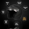 thumbnail image 2 of Conquer Snell SA2020 Approved Open Face Auto Racing Helmet, 2 of 7