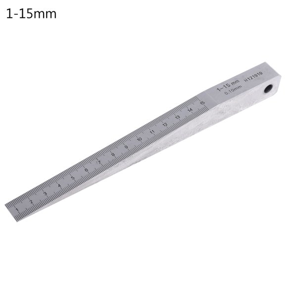 Convenient Welding Wedge Feeler Gauge 1-15mm 0.5-10mm 0.4-6mm Taper Gauge Gage Tool for Measuring for Dimensi