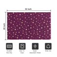 thumbnail image 5 of Purple Christmas Star Pattern Door Rugs,Washable Non Slip Door Mats Indoor,Decorative Door Mats,Entry Mat Indoor for Entrance,Bedroom,Kitchen,Bathroom,20"x32", 5 of 6