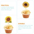 thumbnail image 2 of 24pcs Sunflower Cake Topper Cupcake Topper Party Dessert Cake Decoration, 2 of 7