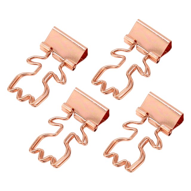 Clips De Papel En Forma De Flor, Abrazadera De Cola Larga Hueca De Flor, Hierro Metálico, 100 Piezas, Hermosos Para Trabajar