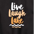 thumbnail image 3 of Instant Message - Live Laugh Lake - Toddler And Youth Crewneck Fleece Sweatshirt, 3 of 6