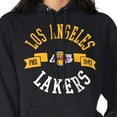 thumbnail image 3 of Women's G-III 4Her by Carl Banks  Black Los Angeles Lakers City Pullover Hoodie, 3 of 3