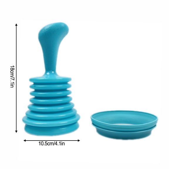 Household Kitchen Sink Pipe Clearer Drain Plunger Squeeze Drain Cleaner