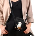 thumbnail image 4 of HELLHERO Double Layer Women Shoulder Bag, Polyester Cross Body Purse for Men, Women, Ghost Pumpkin Crying, 4 of 7