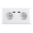 thumbnail image 3 of LYUMO USB Wall Outlet,Multi-Functional EU Plug Wall Power Outlet Socket with Dual USB Port for Phone Charging 250V, Wall Power Outlet, 3 of 8