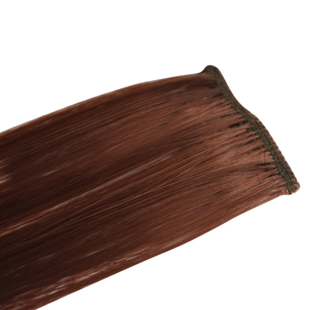 Pelucas con flequillo para mujer, peluca ondulada suelta, 31 colores, extensiones de cabello para cabello liso y largo, extensión de pieza.