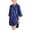 Dark Blue, variant on hotojiny Nightgowns for Women V Neck Button Down Sleepshirt Short Sleeve Casual Nightshirt Pajama Dress with Pocket