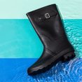 thumbnail image 4 of Norty Women's Hurricane Rain Boots – Waterproof Mid-Calf Length 11 inch Rubber Winter Spring and Garden Boots - runs a 1/2 size large, 4 of 4