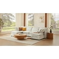 thumbnail image 6 of Modern Polyester U-Shaped Sofa with Double-Layer Cushions and Storage, 124.4''W x 62.99''D x 31.88''H, 6 of 26