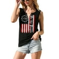 thumbnail image 3 of LAZYCHILD American Flag Tank Tops for Women 4th of July Shirts Patriotic Tee Shirt, 3 of 6