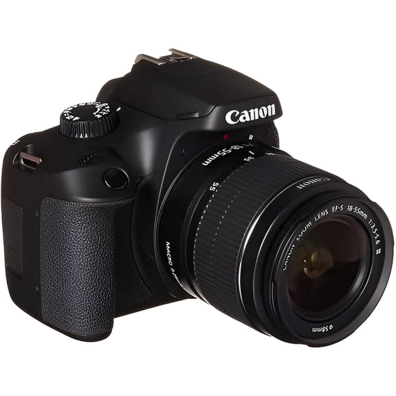 Canon EOS 4000D DSLR Camera EF-S 18-55 mm f/3.5-5.6 III Lens (Sold without manufacturer warranty)