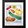 thumbnail image 2 of St. Hilaire, Elizabeth 15x18 Black Modern Framed Museum Art Print Titled - Kitchen Veggies II, 2 of 5
