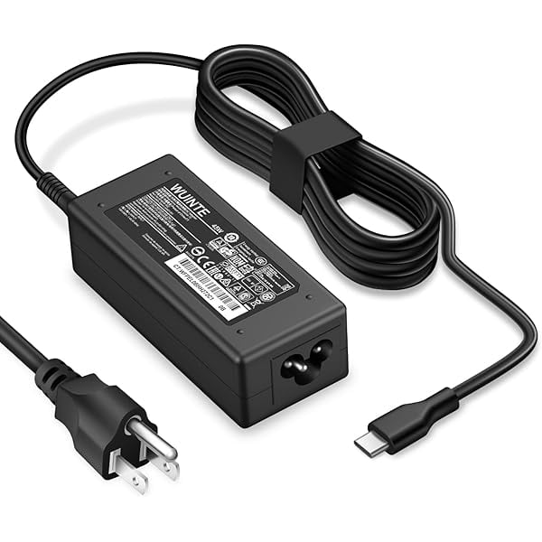 wonima11 Charger Compatible with Acer Laptop Chromebook Charger 45W USB C Fast Power Adapter