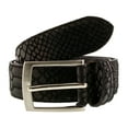 thumbnail image 1 of Renato Balestra X199  Python Embossed Leather Mens Belt, 1 of 1
