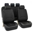 thumbnail image 1 of 9Pcs Luxury Car Seat Covers Front +Back Seat Black Scratch proof Four Seasons Bottoms PU Leather Protectors,Compatible with 90% Vehicles (Sedan SUV Truck Van MPV), 1 of 7