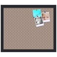 thumbnail image 2 of PinPix 18x15 Custom Cork Bulletin Board Brown Circles Poster Board Has a Fabric Style Canvas Finish, Framed in Brown Circles, by ArtToFrames (PinPix-492), 2 of 6