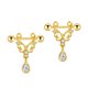 thumbnail image 4 of Jewelry Pezón Anillos para mujeres Teen Girls Barbell Fashion Punk Dorado Zulema Anillos de pezón, 4 of 8