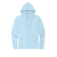 thumbnail image 3 of District Male V-Neck Winter Hoodie Dt6102 Ice Blue X-Large, 3 of 4