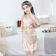 thumbnail image 1 of Pijamas de seda de hielo para niños, ropa de hogar fina de estilo japonés para niños, camisón de seda para niñas, 1 of 6