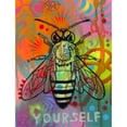thumbnail image 3 of Dean Russo Collection 19x24 Black Modern Framed Museum Art Print Titled - Bee Yourself, 3 of 5