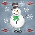 thumbnail image 3 of Zarris, Chariklia 12x12 Black Modern Framed Museum Art Print Titled - Folksy Christmas II, 3 of 5