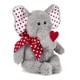 thumbnail image 1 of Bearington Hugh Loves You Peluche Elefante de Peluche con Corazón, 13 pulgadas Bearington Collection Bearington Collection, 1 of 2