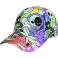 thumbnail image 1 of Dandys World Cap Printed Adjustable Baseball Hat Fan Cap for Men Women, 1 of 6