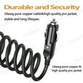 thumbnail image 4 of Car Charger Power Adapter for Jackery Portable Power Station Explorer 500 300 290 240 160 1000 880 550 Solar Generator Power Cord, 4 of 5