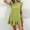 Green, variant on Youyipin Womens Dresses Women'S Ruffle Hem Sleeveless Tank Dress Round Neck Casual Smock Summer Mini Dresses Summer Dresses For Women 2025
