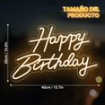 thumbnail image 2 of Letrero de neón, Luz de Noche LED de Neón de Feliz Cumpleaños, happy birthday Luces de pared para Bar, Club, Recámara, 40X26CM Letrero de Neón para Decoración de pared de Fiesta (Cálido), 2 of 4