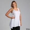 thumbnail image 3 of Plus Size Sleeveless Tunic Tank, 3 of 5