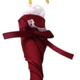 thumbnail image 3 of 1:12 1/12 de , Mini de hierro DIY para mujer con adorno de encaje, Mini accesorios para novia, de adorno rojo, 3 of 8