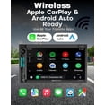 thumbnail image 3 of Soundstream VRCPAA-7DR 7" Double Din Car Stereo w/ Wireless Apple CarPlay® & Android Auto®, 3 of 7