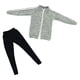 thumbnail image 1 of Moda 1/6 Escala Ropa de Muñecas Femeninas, Figuras de Mujeres Ropa de Muñecas Figura Femenina Ropa para Figuras de Acción Femeninas de 12 Pulgadas Acc Gris Hugo Traje de muñeca femenina, 1 of 9
