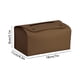 thumbnail image 3 of Caja de Pañuelos de Cuero Mate | Servilletero de Cuero Esmerilado con Boca Ancha En Forma de U | Diseño de Resorte Duradero | Material de Goma Suave | para Uso En Oficina, Sala de Estar, Dormitorio,, 3 of 6
