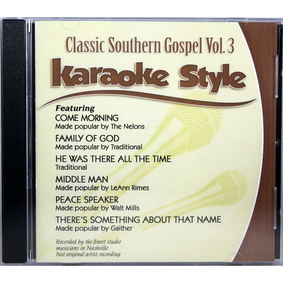 Classic Southern Gospel Volume 3 Christian Karaoke Style NEW CDG Daywind 6 Songs