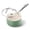 Green, variant on Koch Systeme CS 1QT Nonstick Saucepan with Lid - Non-Toxic Ceramic Milk Pot for Boiling, Melting, Small Servings, Easy Clean, Blue