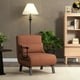 thumbnail image 2 of Costway Sofá Cama Convertible Plegable Silla de Dormir Individual Respaldo Ajustable Cojín Desmontable Almohada Tapizado de Hogar Oficina Café, 2 of 9