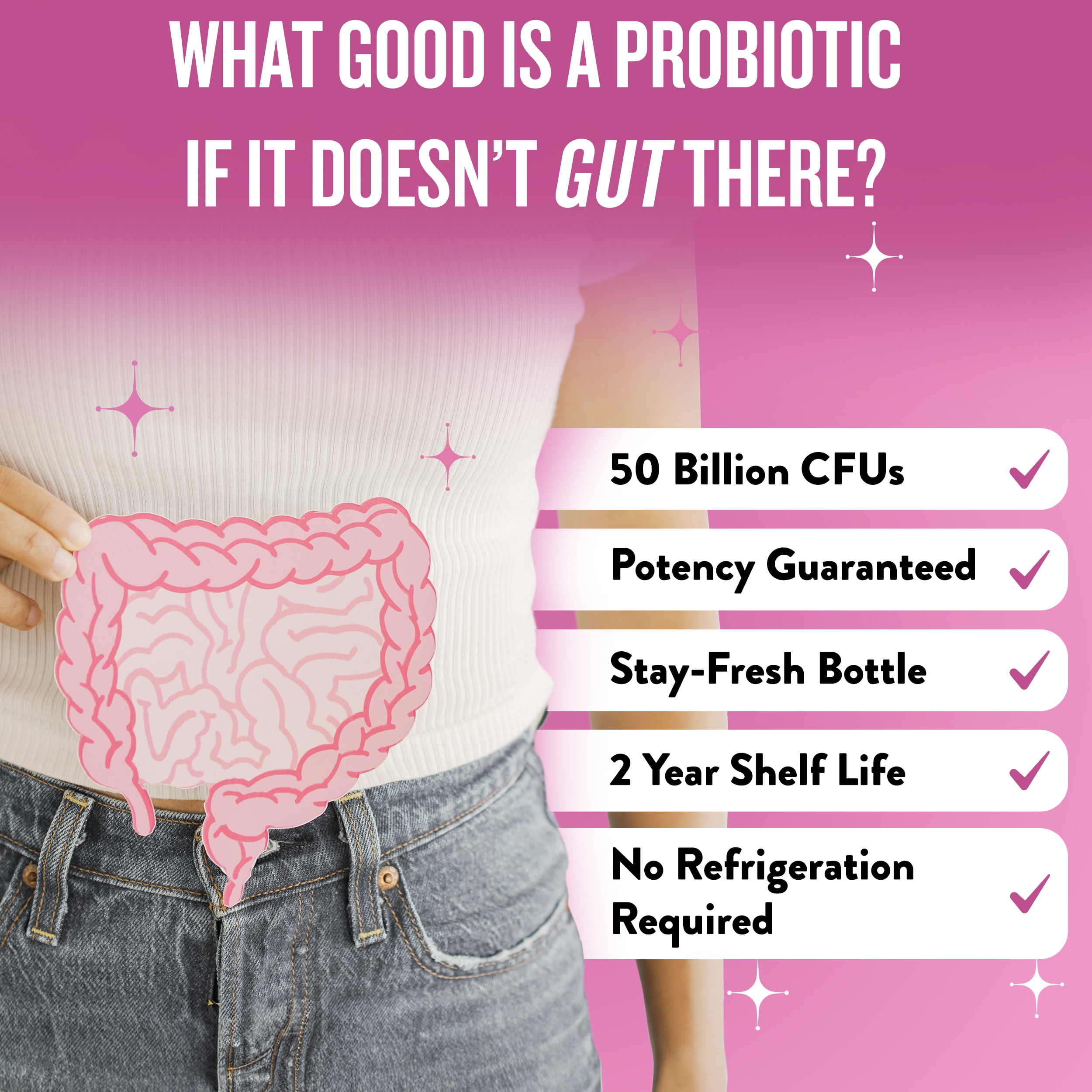 Legendairy Milk Hot Girl Ish Women's Daily Probiotic, Prebiotic, and Postbiotic Supplement, 30 Count