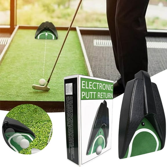 Golf Ball Return Putting Unit Automatic Returning Machine Indoor Golf Putt Returner Hole Practice Cup