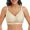 Beige, variant on oqasdz Women's Bras New Comfortable Adjustable Staps Bra No Underwire Lace and Slightly Thick Bra