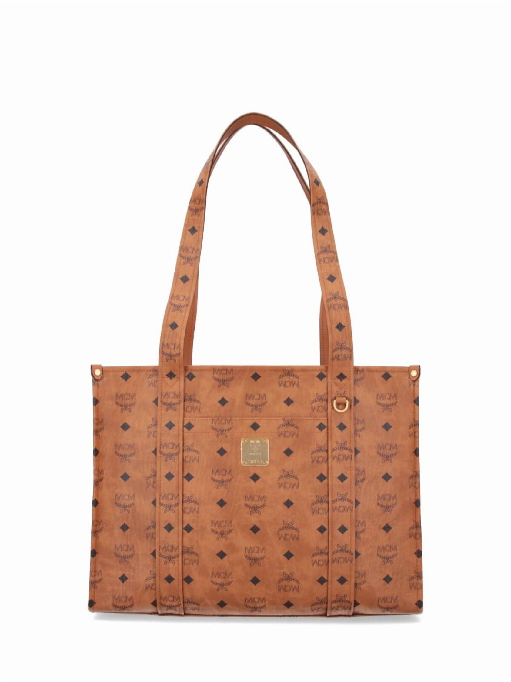 MCM Vintage Jacquard Monogram Boston Bag - Walmart.com