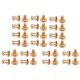 thumbnail image 2 of Remache De Clavo, 20 Juegos De Tornillos De Cabeza Redonda De Cobre, 2 of 7