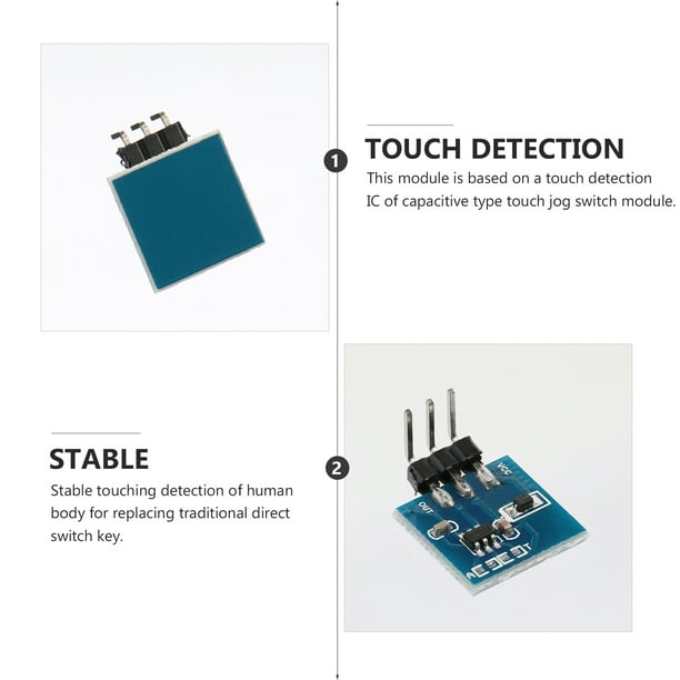 Switch Module Touch Capacitive Sensor Button Part Ttp223 Key Diy Self Lock Replacement Modifies Board Single Digital Walmart.com