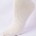 thumbnail image 3 of TZYDMN Womens Ankle Socks Super Soft Combed Cotton Mid-Calf Socks, White 3 Pairs, 3 of 4