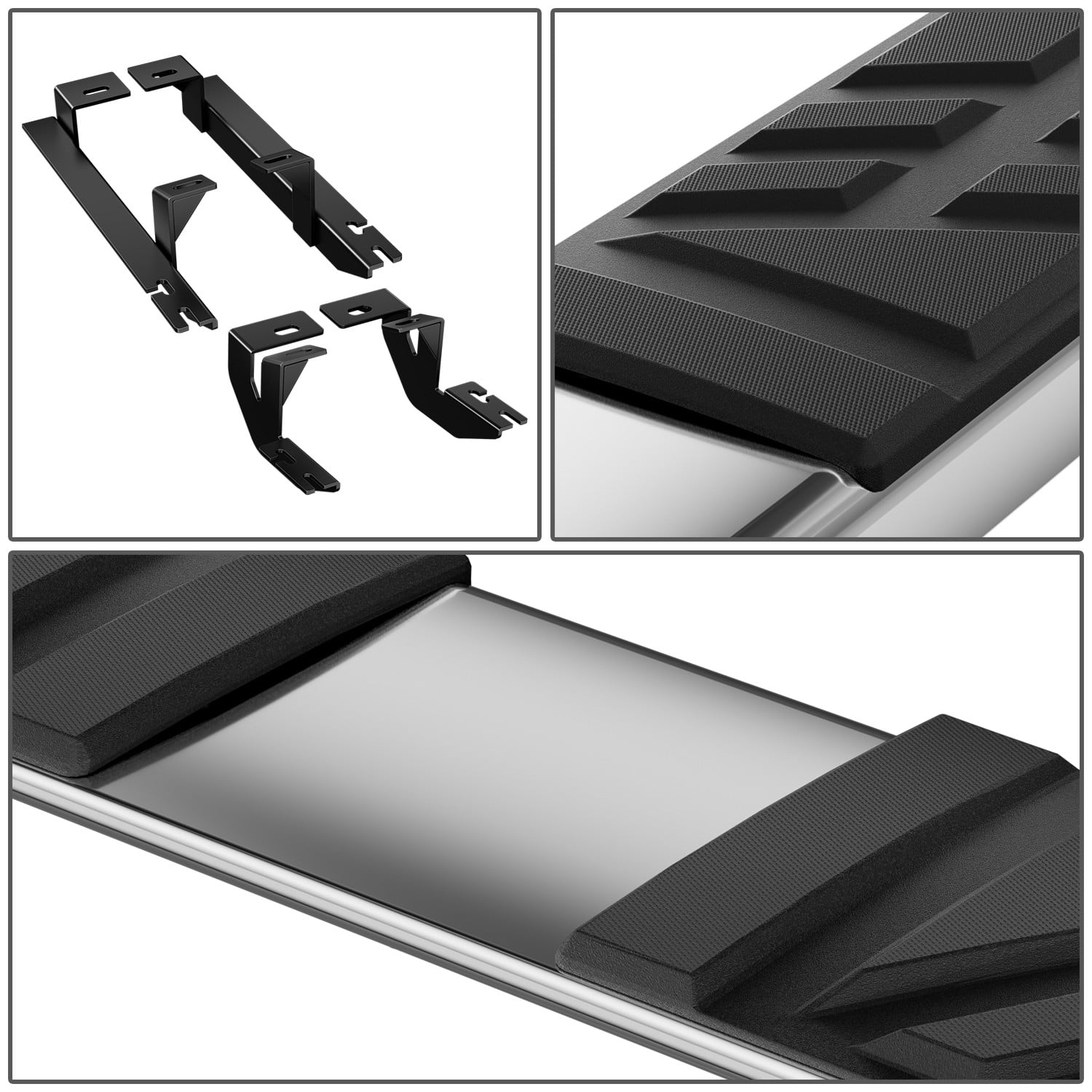 DNA Motoring 6.5" Side Step Nerf Bars Running Boards for 2015-2021 Lexus NX200t NX300 NX300h
