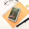thumbnail image 7 of JIALIOU Nylon Trifold Card Wallet with ID Window Zipper Pocket for Men Women Teen Baby Tiger Sits on Leaf, 7 of 7