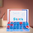 thumbnail image 4 of New Letter Set 104/208 PCS With Plate Foam Letters For Preschool Children Spelling And Learning Color Education Refrigerator Toys, 4 of 7