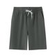 thumbnail image 2 of pstuiky Pantalones cortos de gimnasio, Pantalones cortos transpirables de color liso para hombre, informales, para vacaciones, con bolsillos Pantalones cortos cargo, 2 of 4